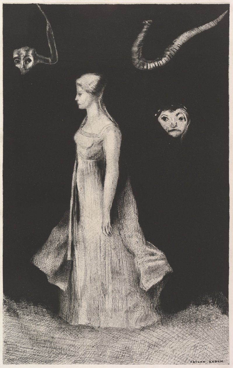 Kísértés alkotó: Odilon Redon