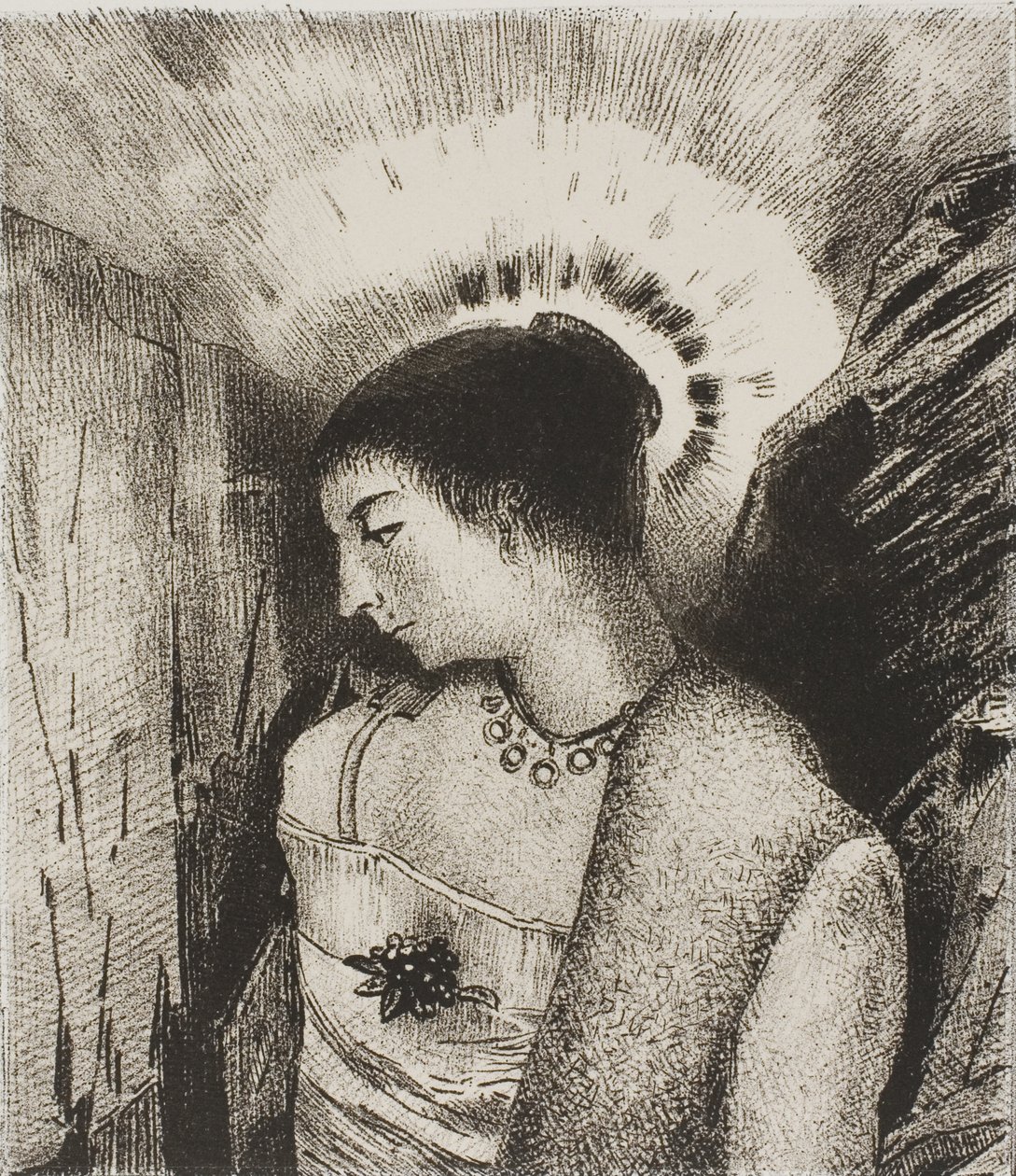 Itt van a Jóistennő, a Hegyek Ideai Anyja, 15/24. alkotó: Odilon Redon
