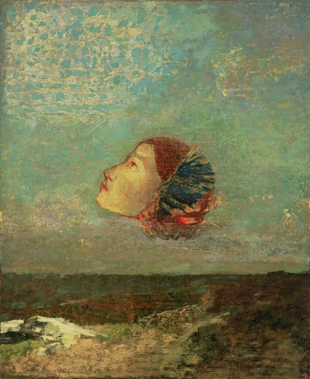 Hódolat Goyának, 1895 körül (olaj, vászonra szerelt kártya) alkotó: Odilon Redon