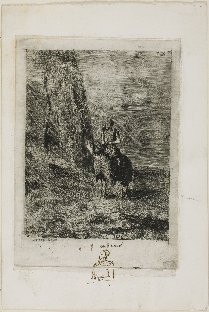 Lovas vár alkotó: Odilon Redon
