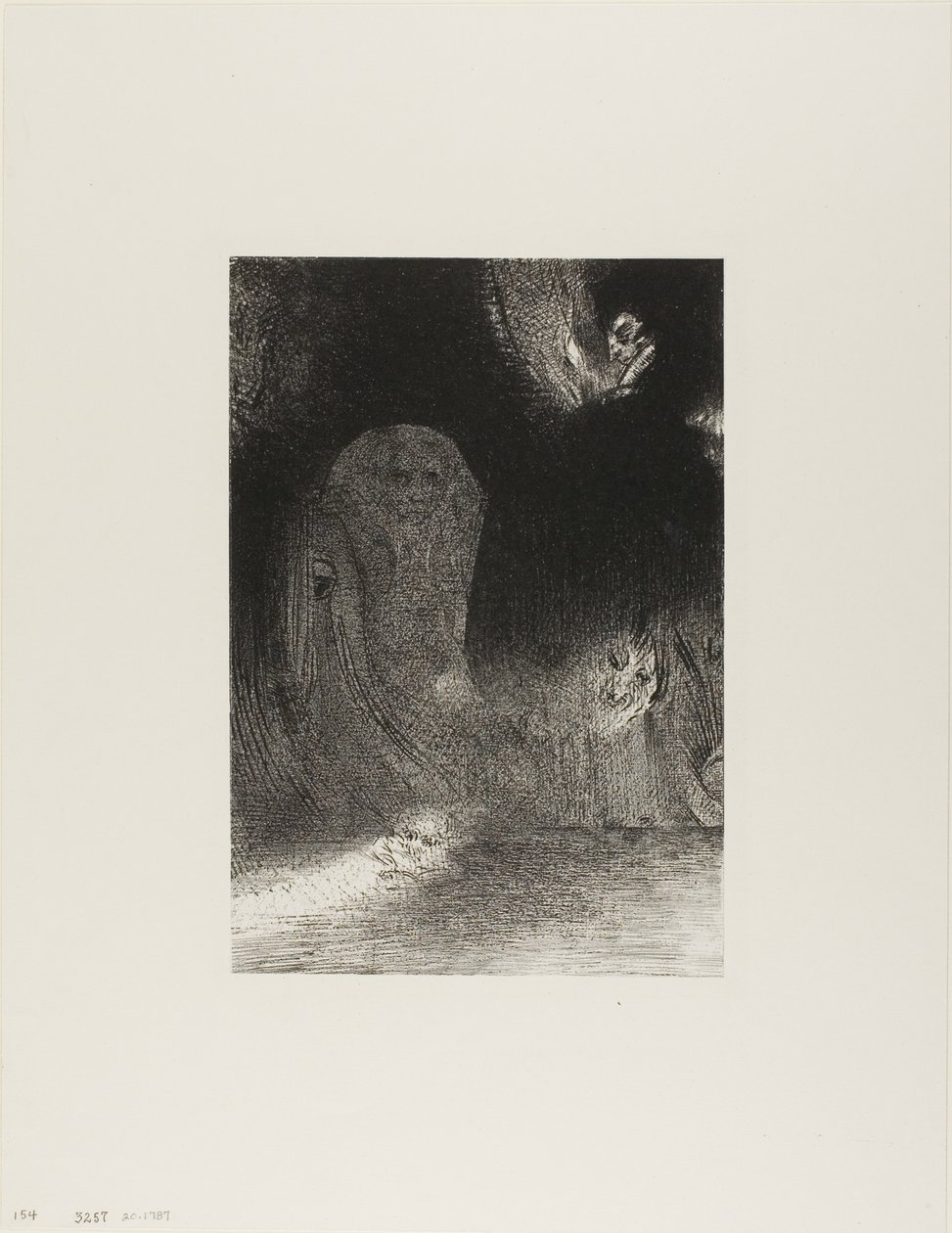 Néha láttam az égen a szellemek formáit, 21/24. tábla alkotó: Odilon Redon