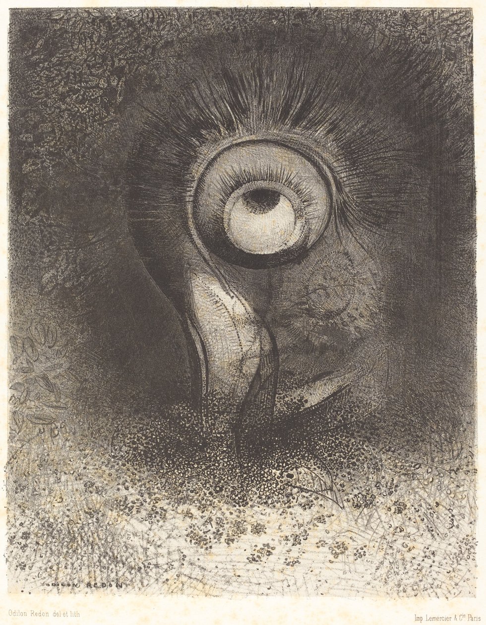 Talán megkísérelték az első látomást a virágban alkotó: Odilon Redon