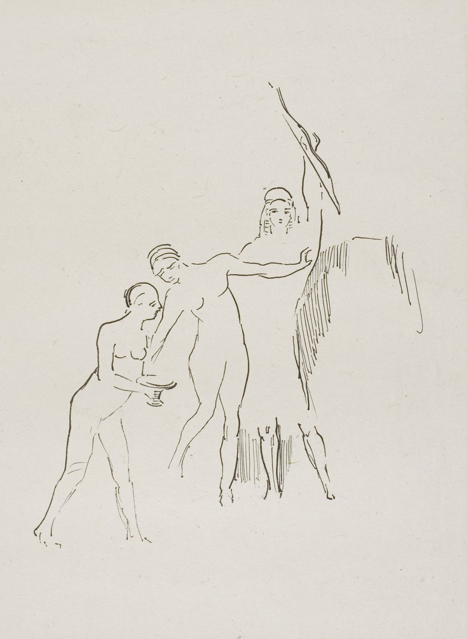 Azonnal három istennő támad, 24/11. tábla alkotó: Odilon Redon
