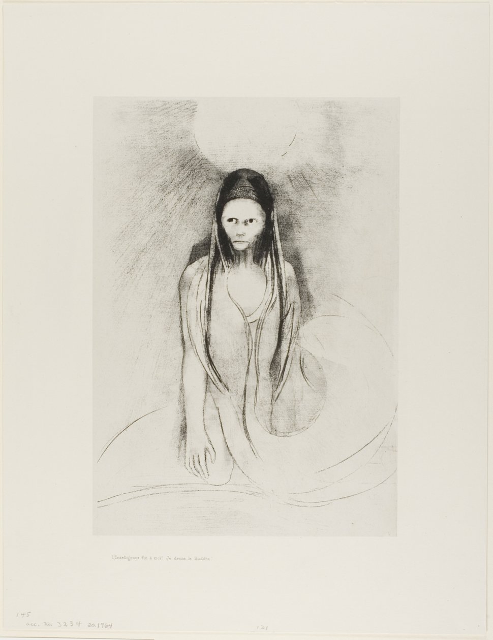 Az intelligencia az enyém volt! Én lettem a Buddha, 12/24-es tábla alkotó: Odilon Redon