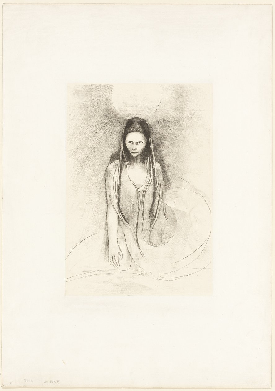 Az intelligencia az enyém volt! Én lettem a Buddha, 12/24-es tábla alkotó: Odilon Redon