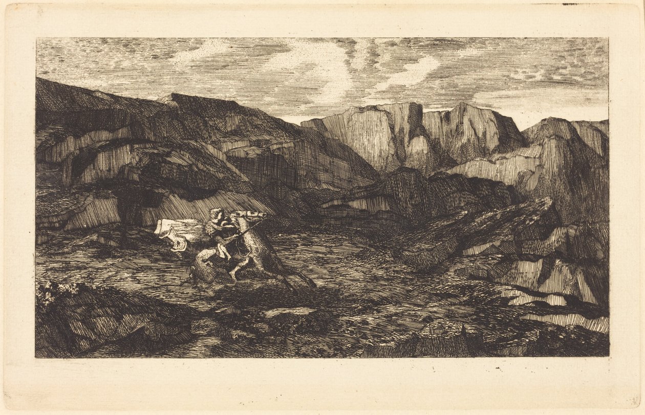 A félelem (Fear) alkotó: Odilon Redon