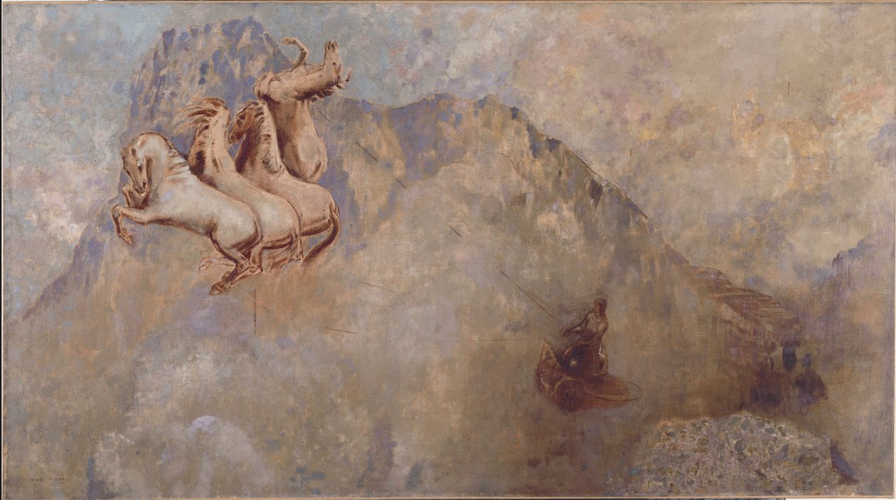 A Nap szekere alkotó: Odilon Redon