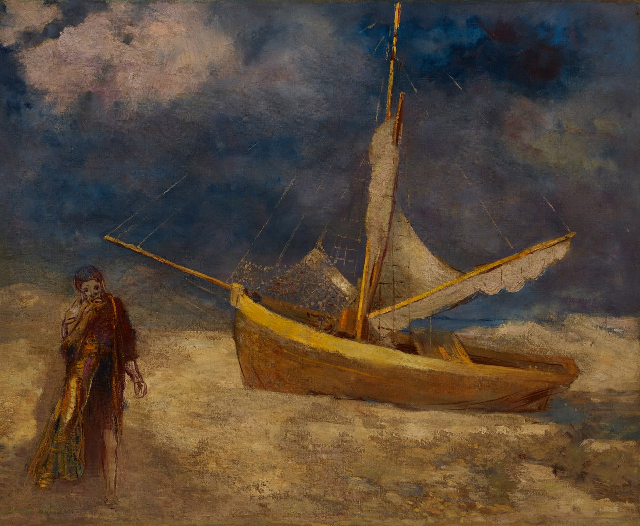 Az elidegenedett halász alkotó: Odilon Redon