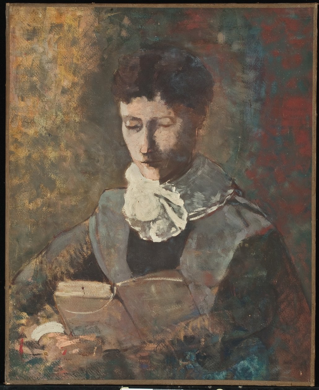 Madam Camille Redon Reading alkotó: Odilon Redon