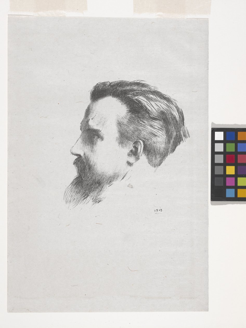 Maurice Denis (litográfia chine volant papíron) alkotó: Odilon Redon