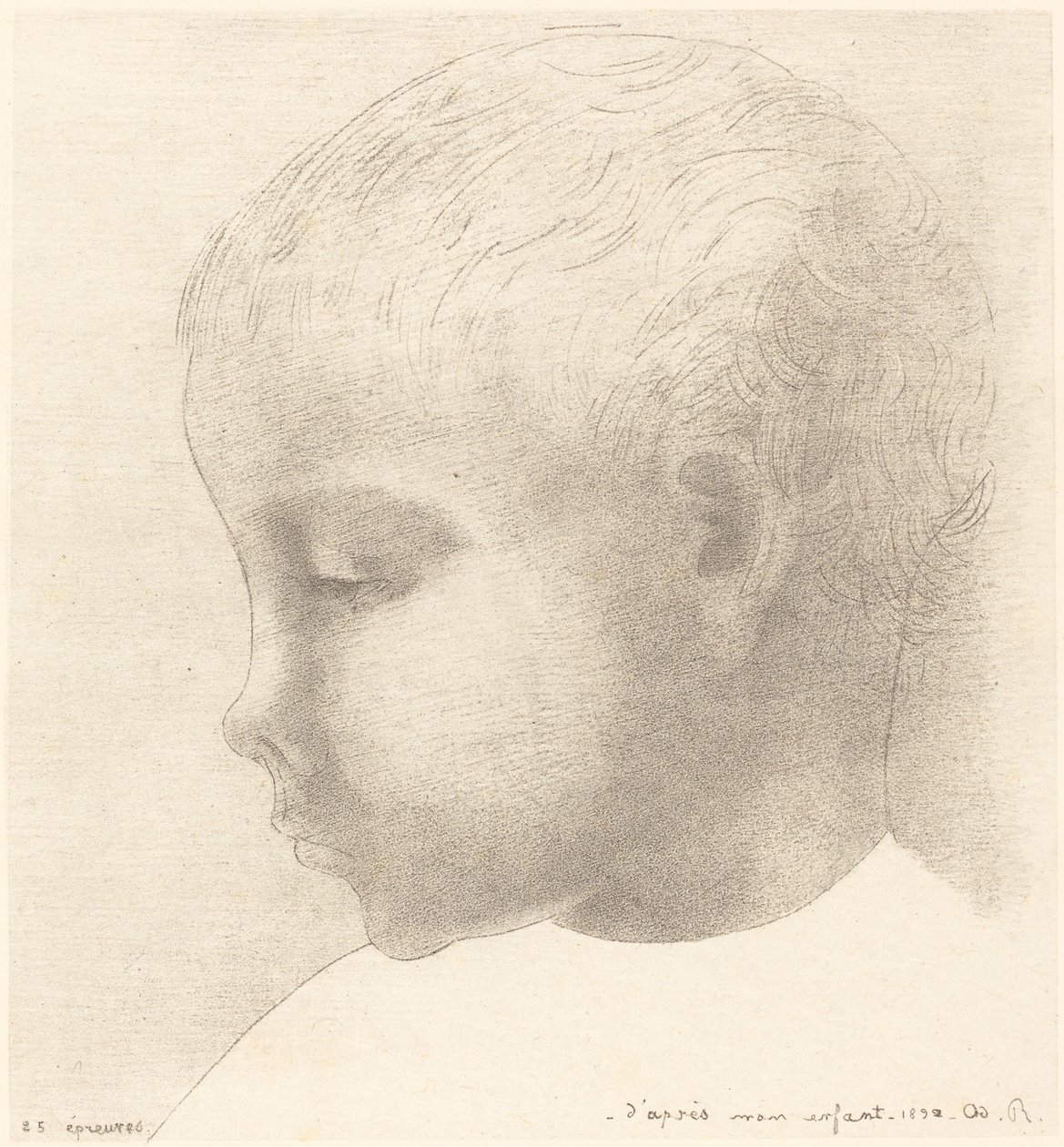 Mon Enfant (Az én gyermekem) alkotó: Odilon Redon