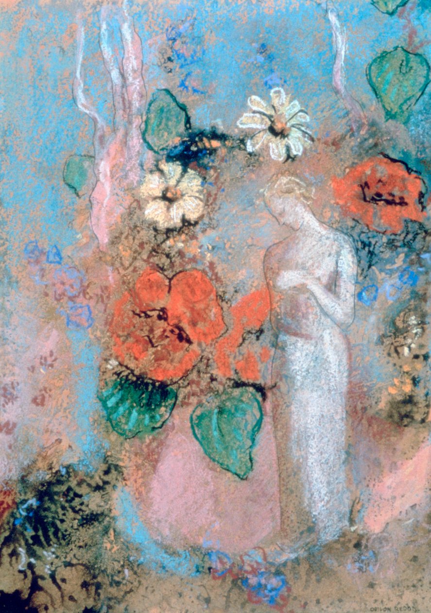 Pandora, 1860-1916 alkotó: Odilon Redon