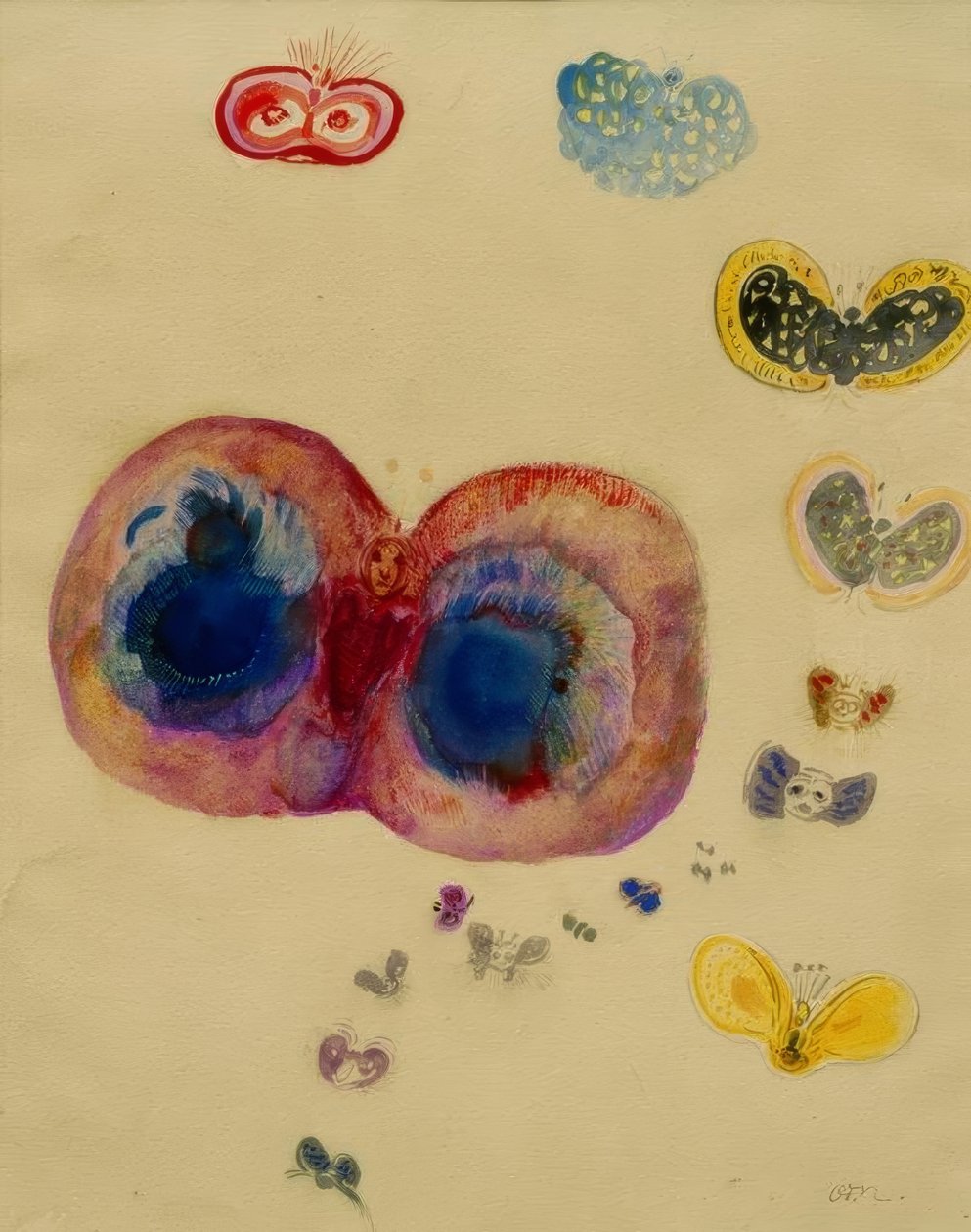 Pillangók alkotó: Odilon Redon