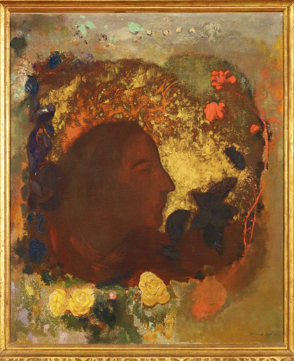 Paul Gauguin (festmény vászonra) alkotó: Odilon Redon