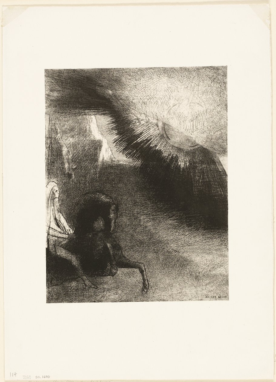 A Holdalatti világ zarándoka, 5/6. tábla alkotó: Odilon Redon