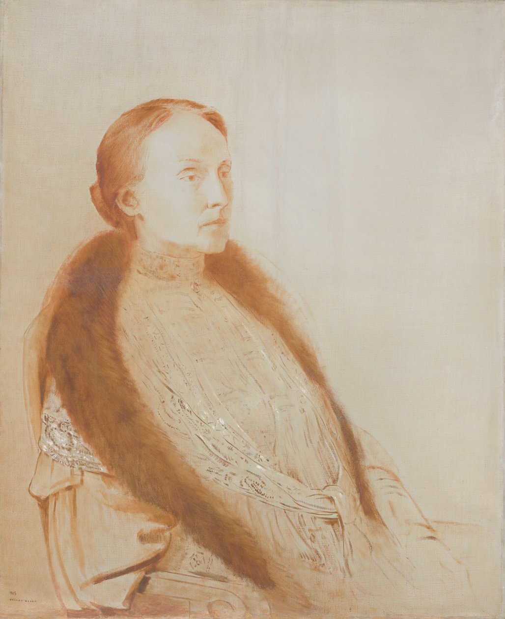 A.M.L. portréja Bonger-van der Linden alkotó: Odilon Redon