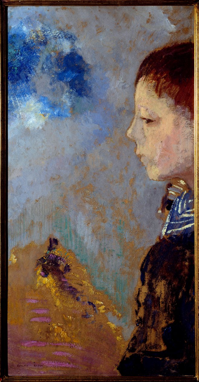 Ari Redon (1889-1972) portréja a tengeri hágón (a művész fia). Odilon Redon (1840-1916) festménye alkotó: Odilon Redon
