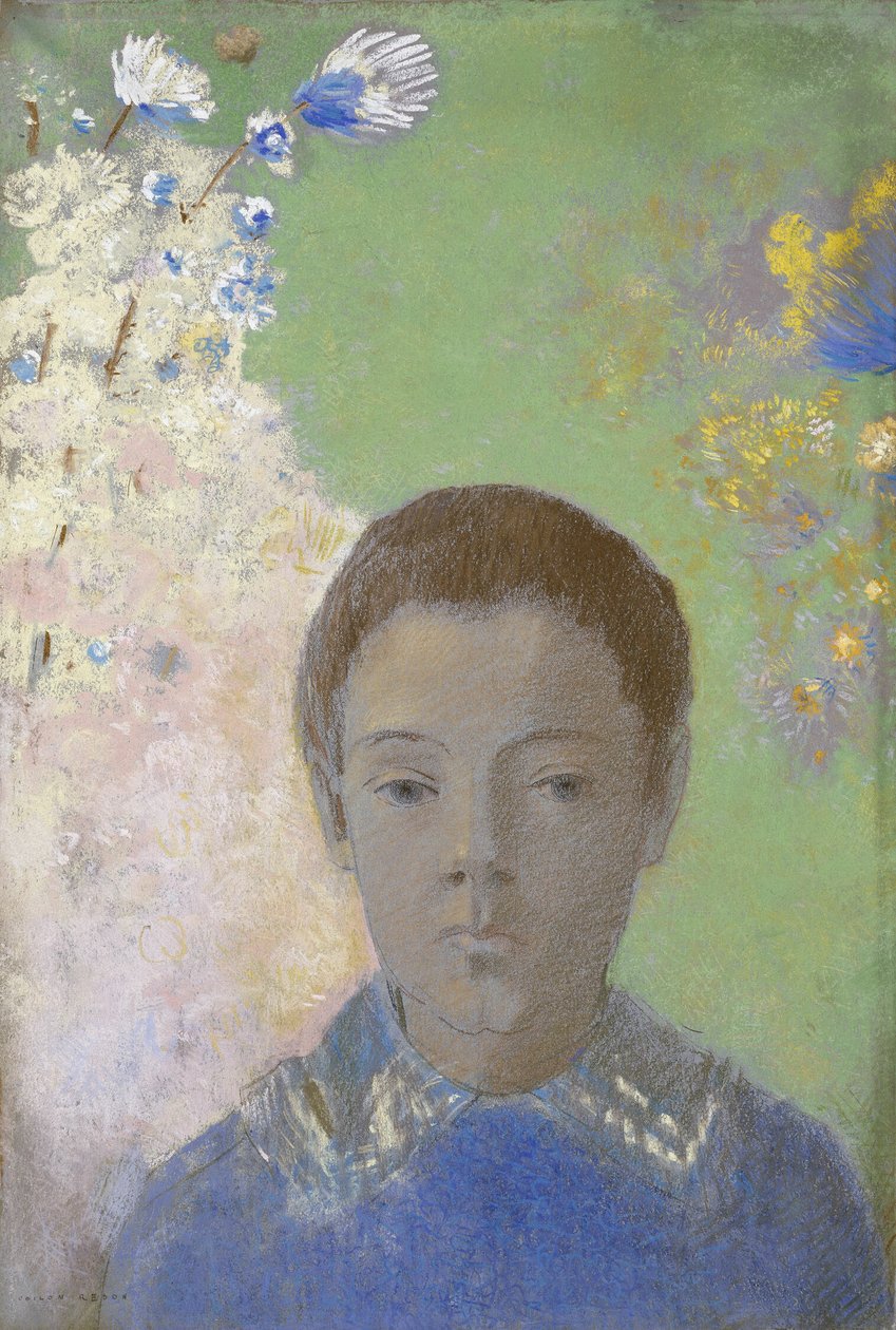 Ari Redon portréja alkotó: Odilon Redon
