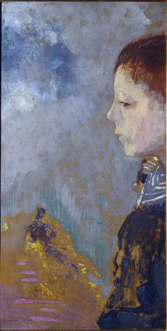 Ari Redon portréja a tengeri hágón - 1897. Olaj, vászon alkotó: Odilon Redon