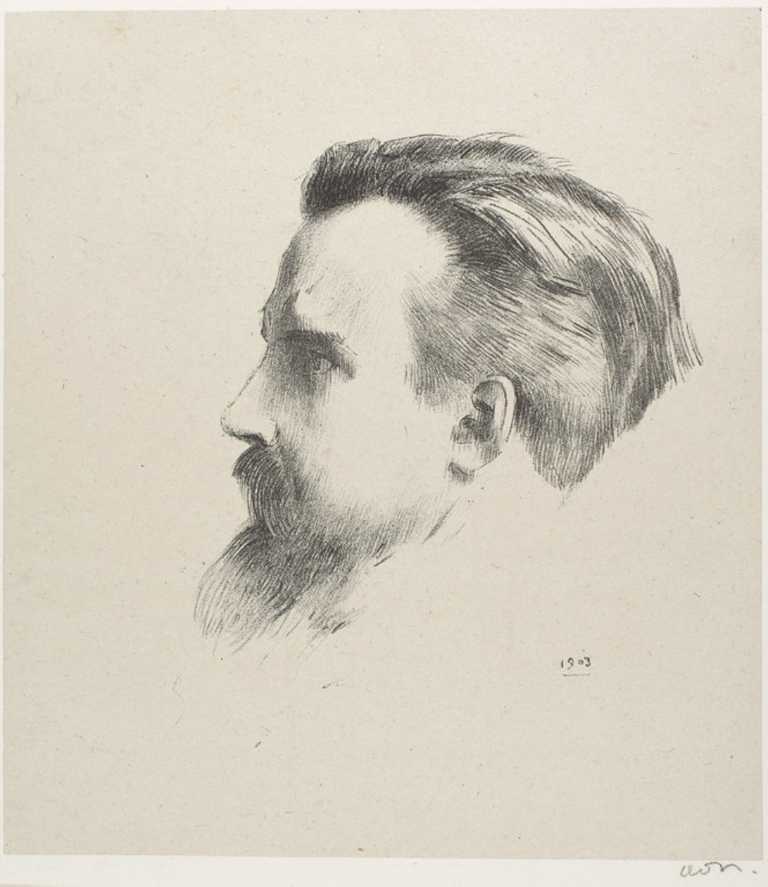 Maurice Denis festő portréja alkotó: Odilon Redon