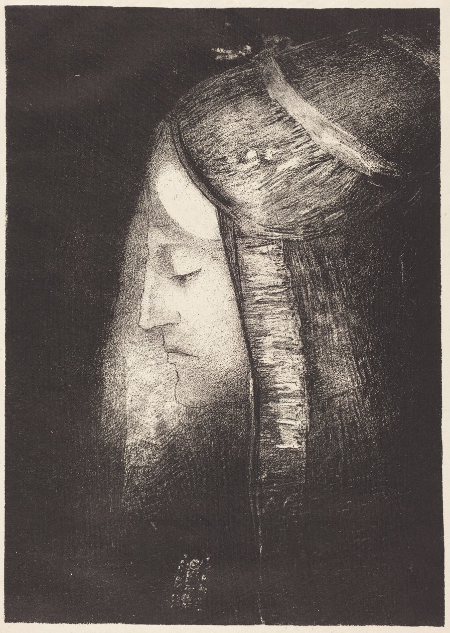 Profil de lumiere (A fény profilja) alkotó: Odilon Redon