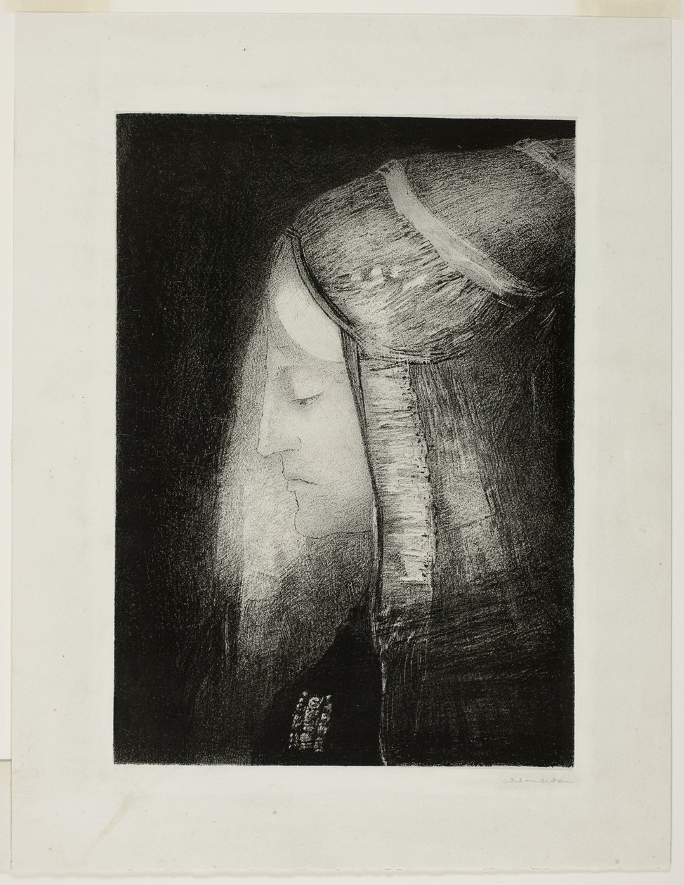 A fény profilja alkotó: Odilon Redon