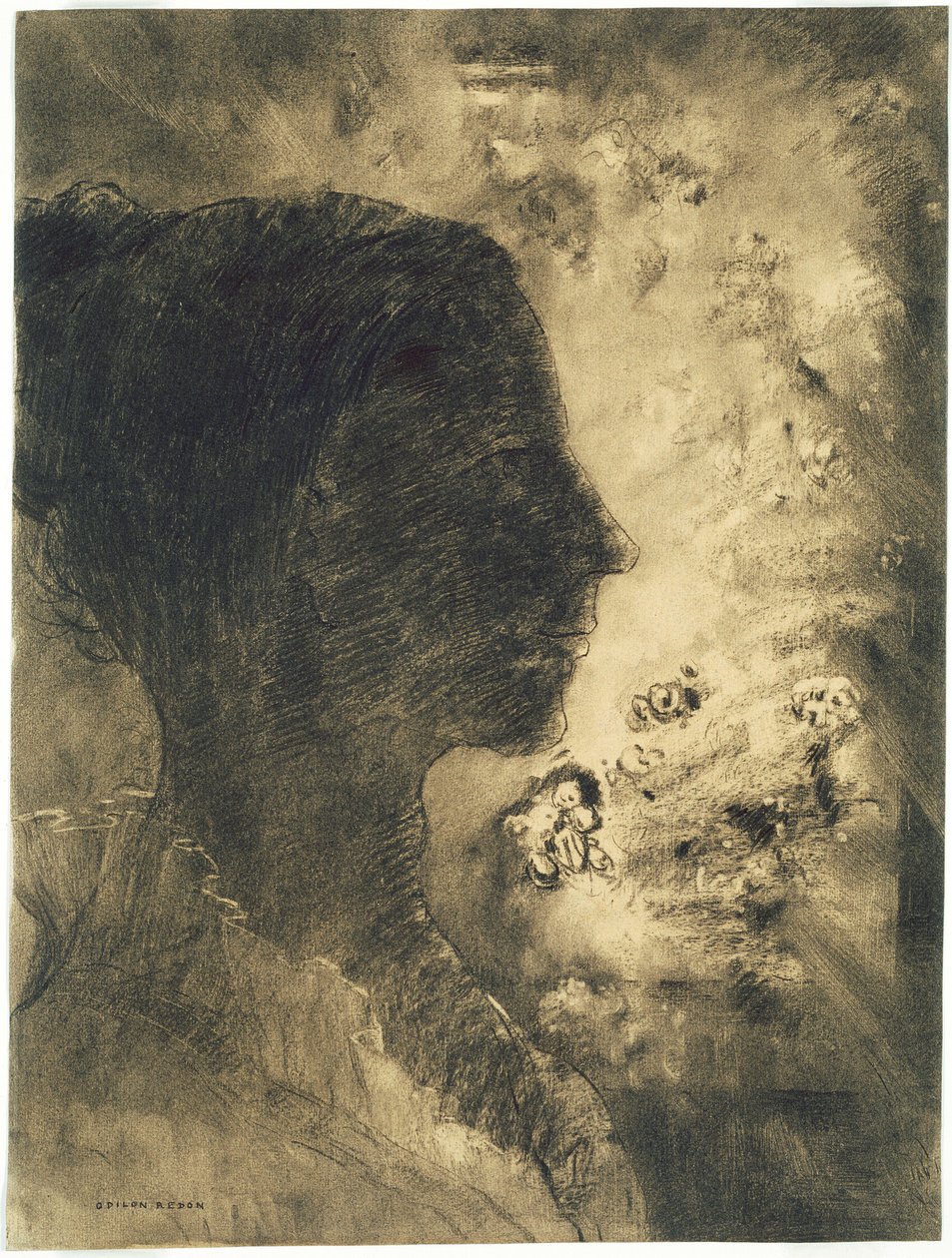 A következő profilja: Shadow alkotó: Odilon Redon