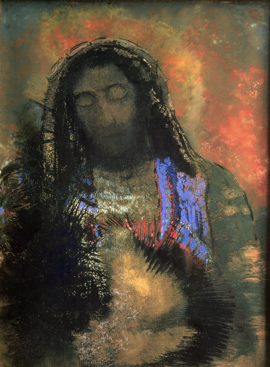Szent Szív, 1910 (pasztell, papíron) alkotó: Odilon Redon