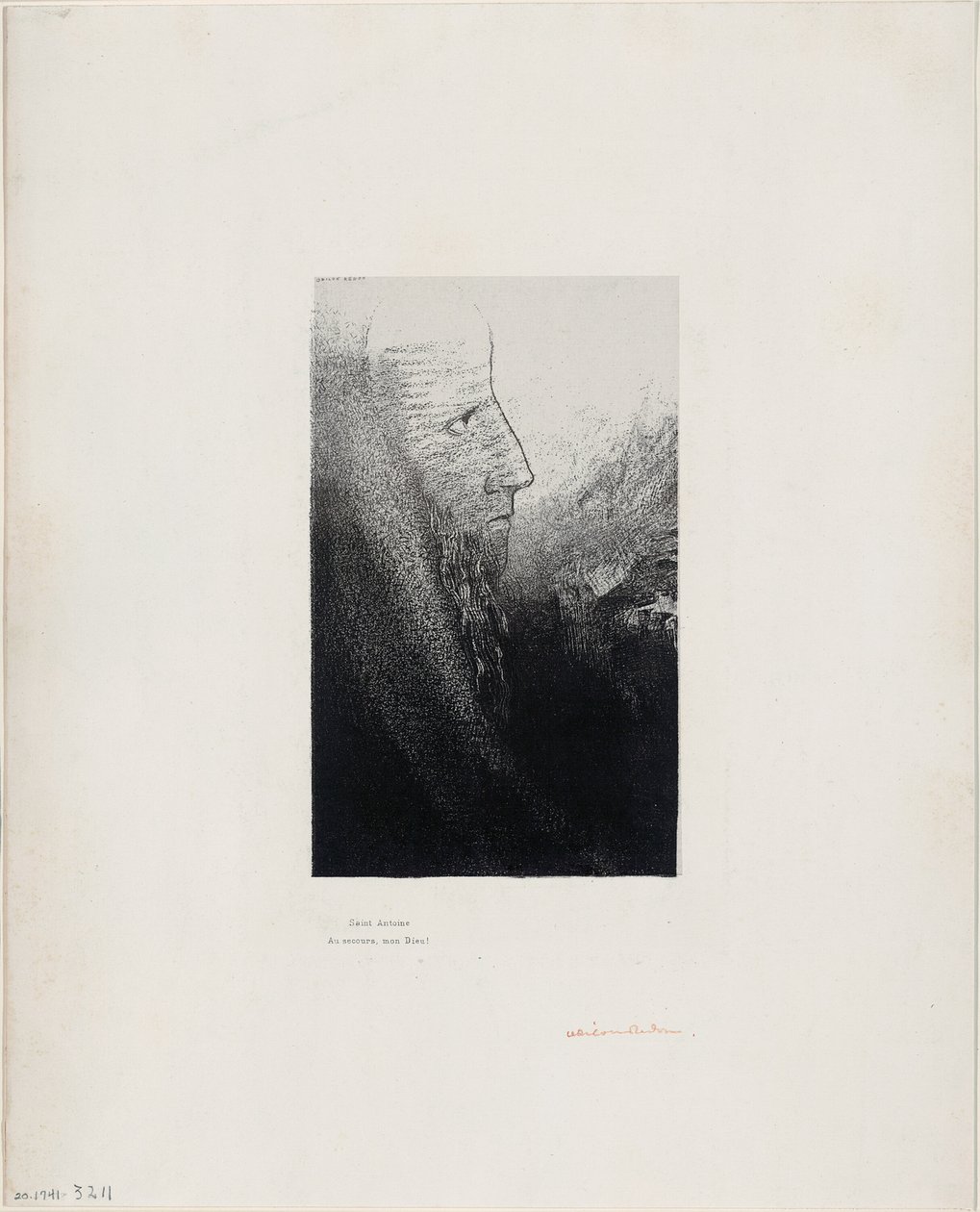 Szent Antal: „Segíts, Istenem!”, 24/2. tábla alkotó: Odilon Redon