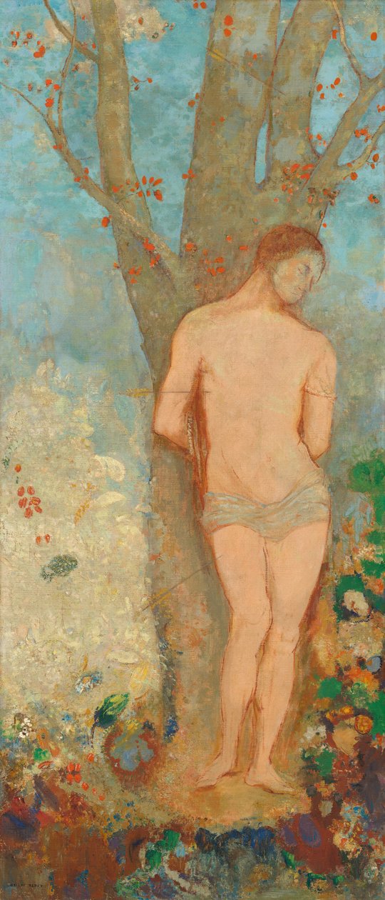 Szent Sebestyén alkotó: Odilon Redon