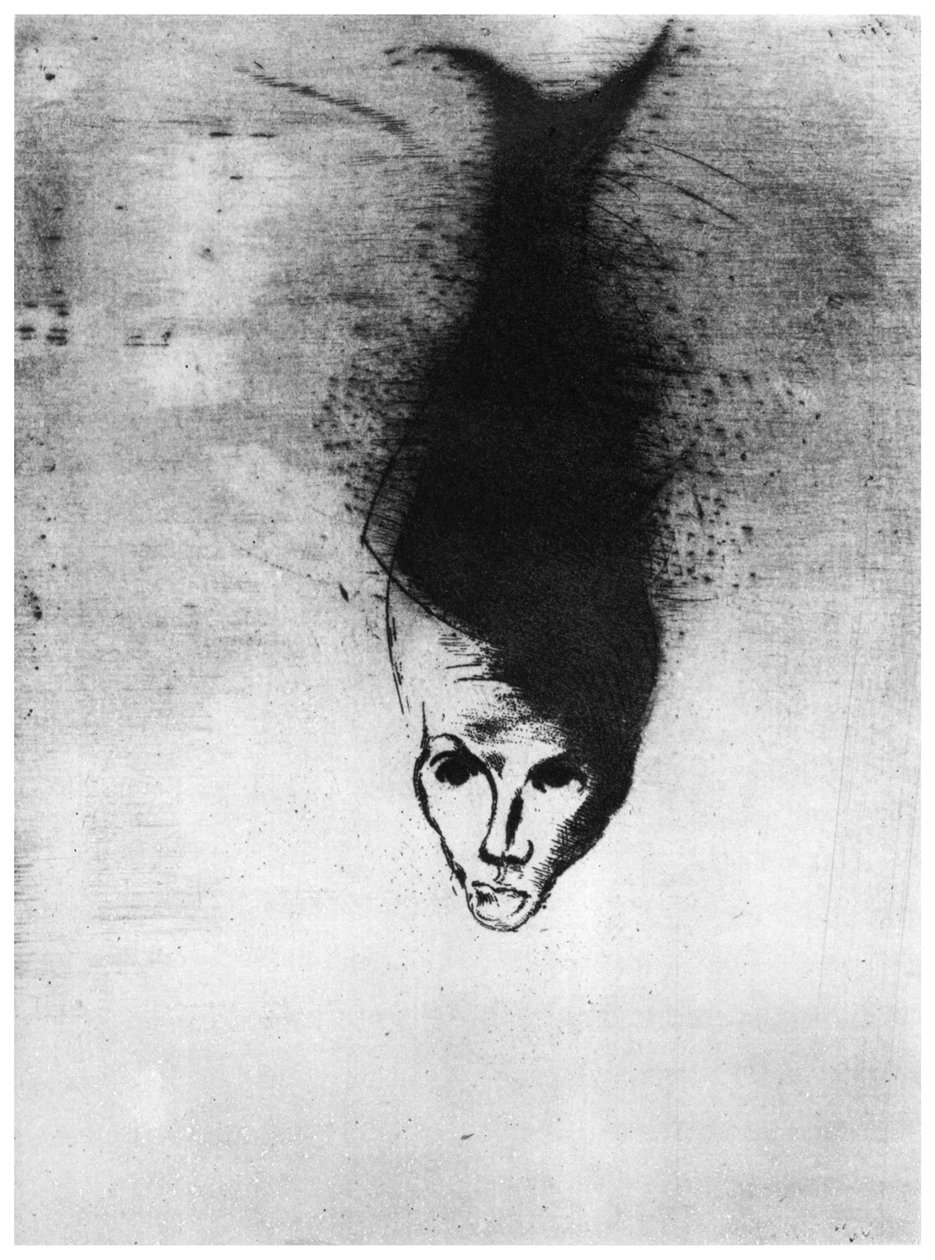 Sciapode, c1860-1910, 1924 alkotó: Odilon Redon