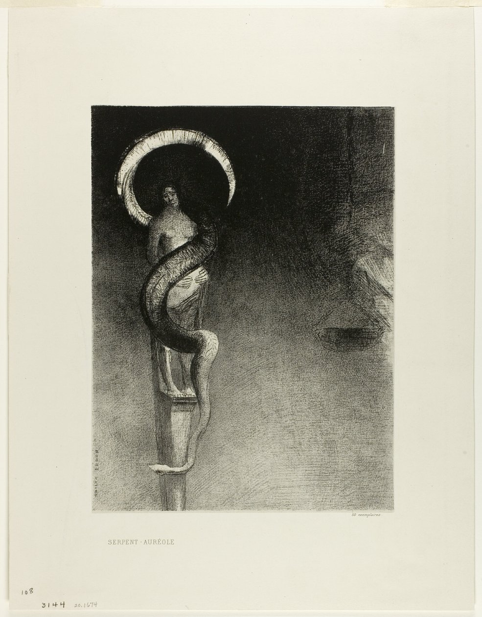 Serpent Halo alkotó: Odilon Redon