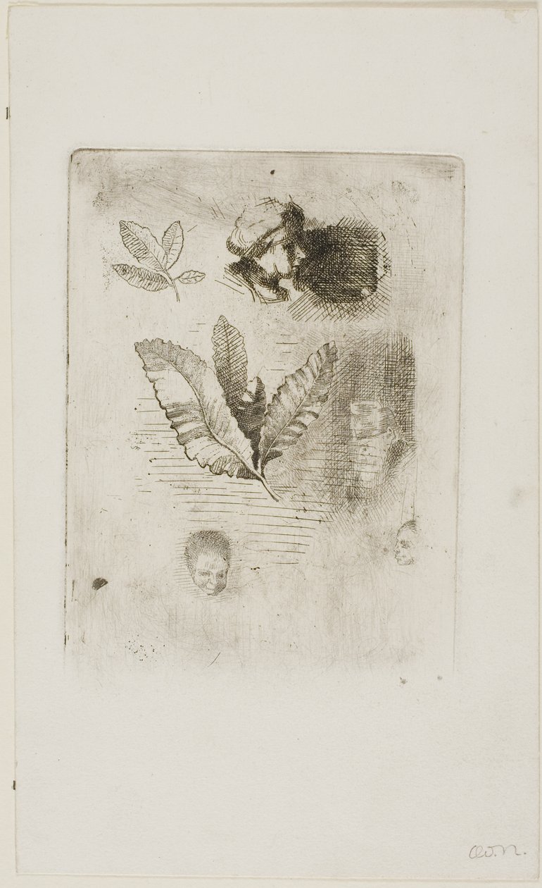 Vázlatok alkotó: Odilon Redon