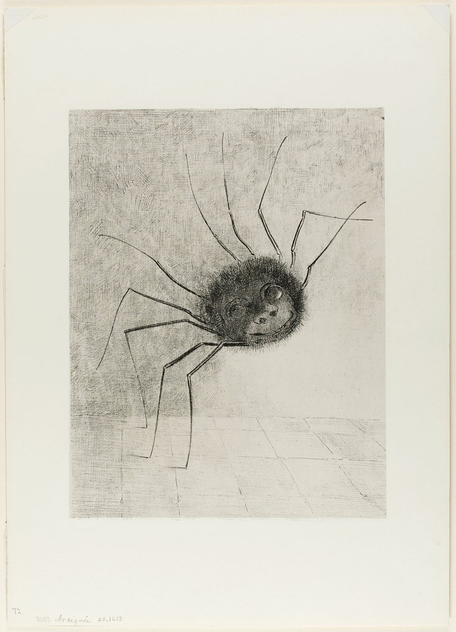 Pók alkotó: Odilon Redon