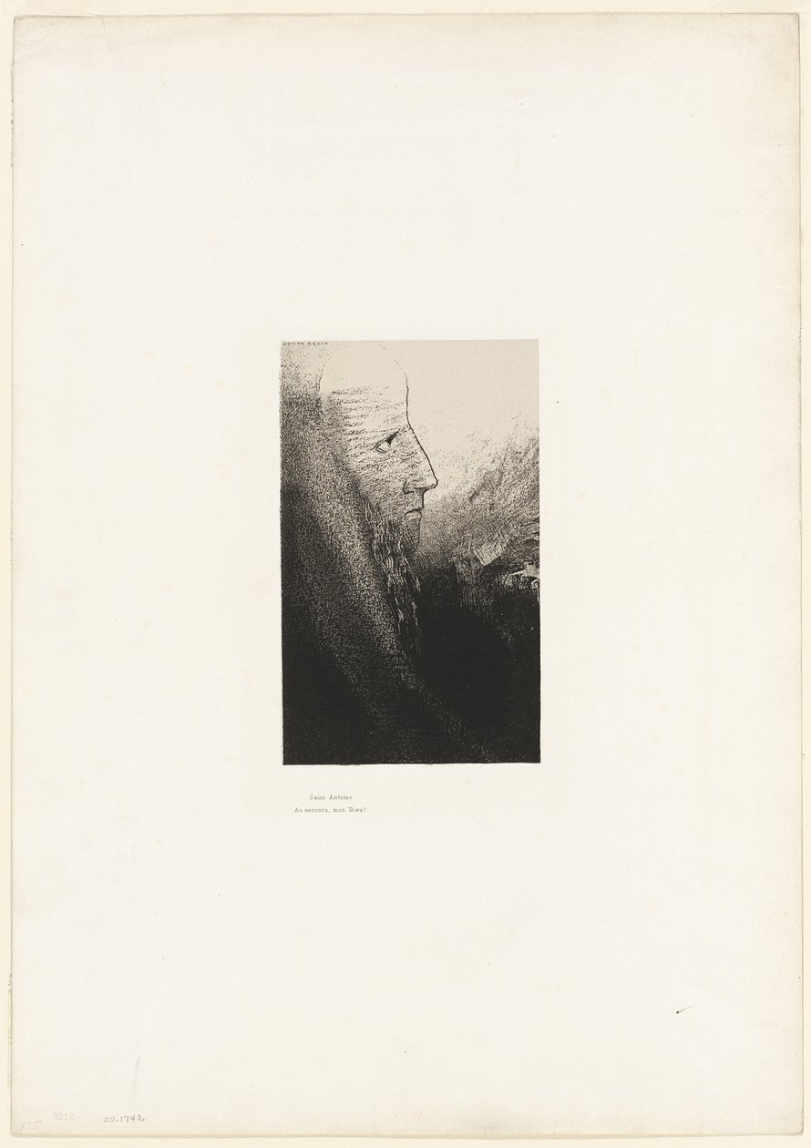Szent Antal: „Segíts, ó Istenem!”, 24/2. tábla alkotó: Odilon Redon
