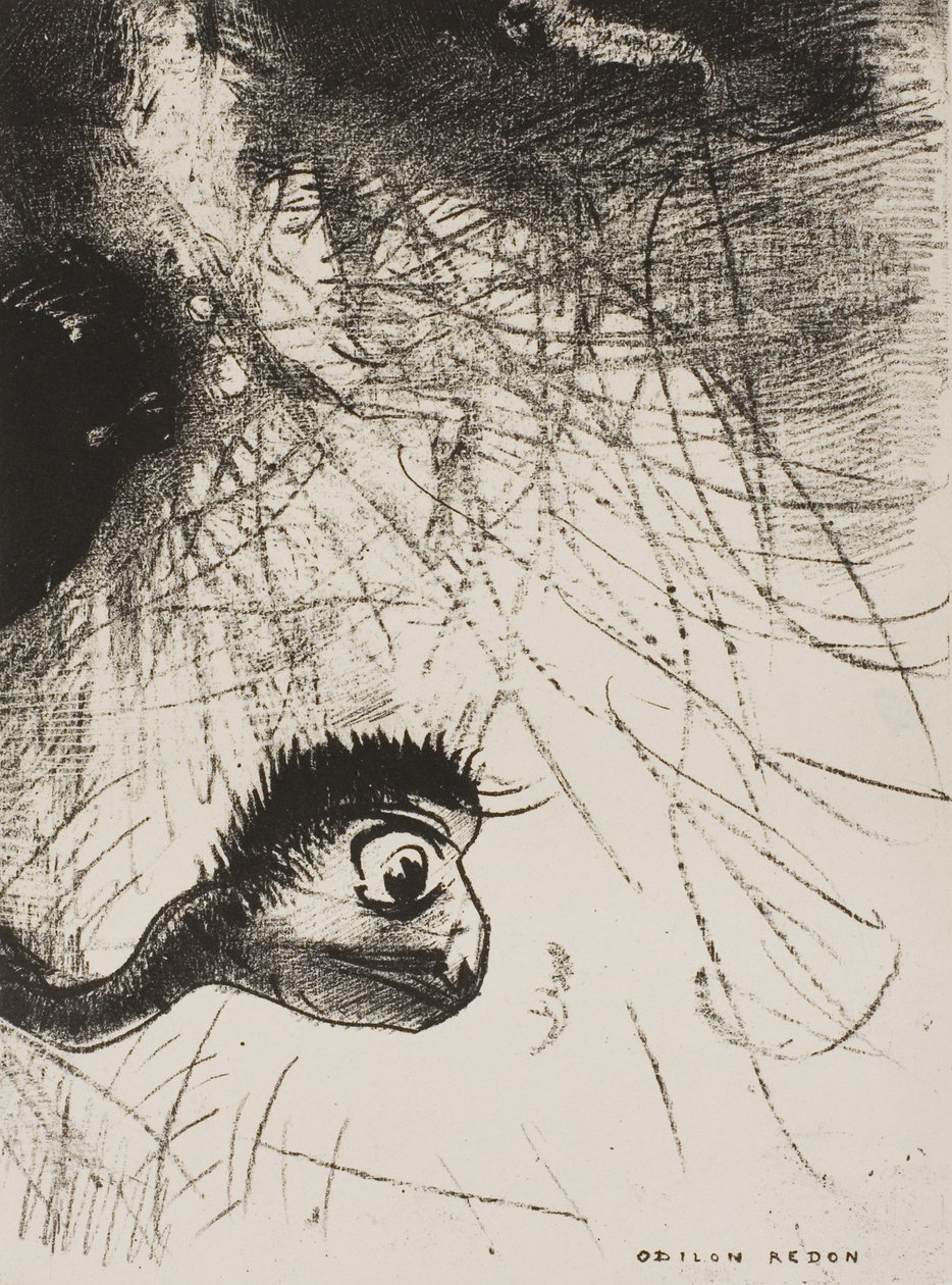 Szent Antal: "Valahol olyan ősalakzatoknak kell lenniük, amelyek teste csak képek", 6/4. tábla alkotó: Odilon Redon
