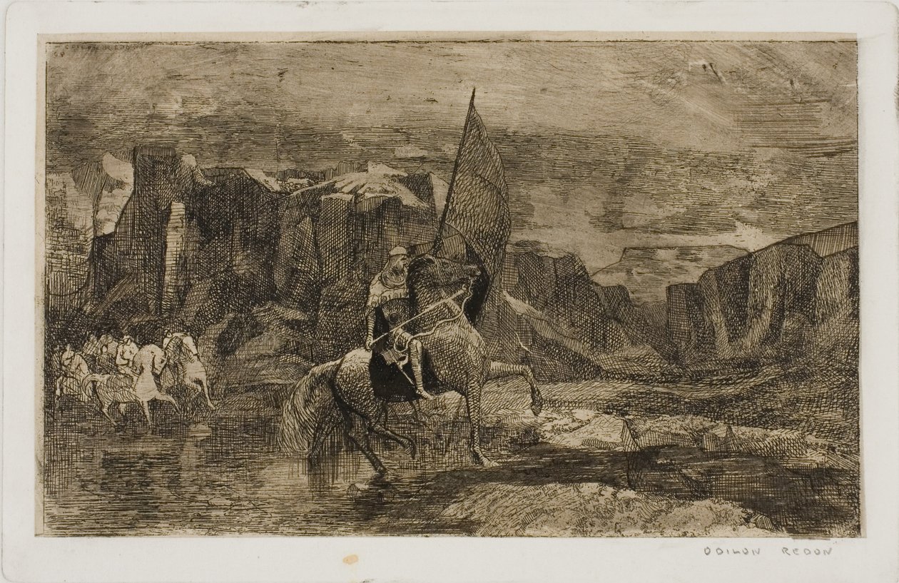 Szabványhordozó alkotó: Odilon Redon