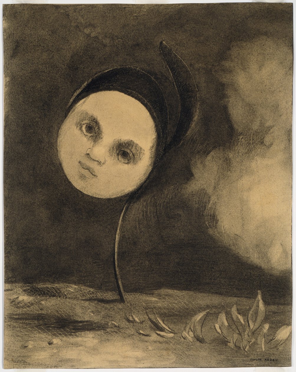 Furcsa virág (A szegények kis nővére) alkotó: Odilon Redon