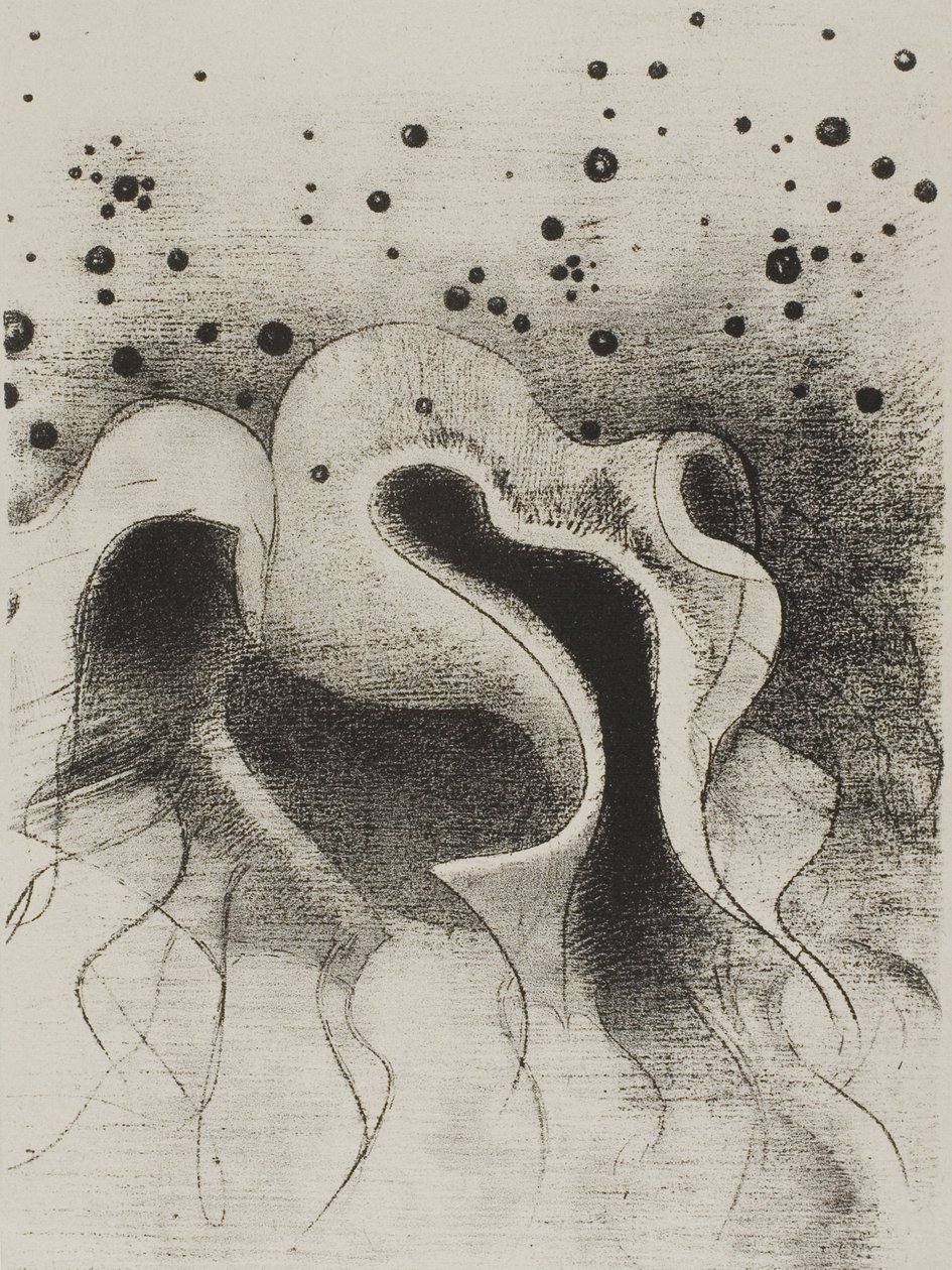 The Beasts of the Sea, Round Like Leather Bottles, 22/24-es tábla alkotó: Odilon Redon