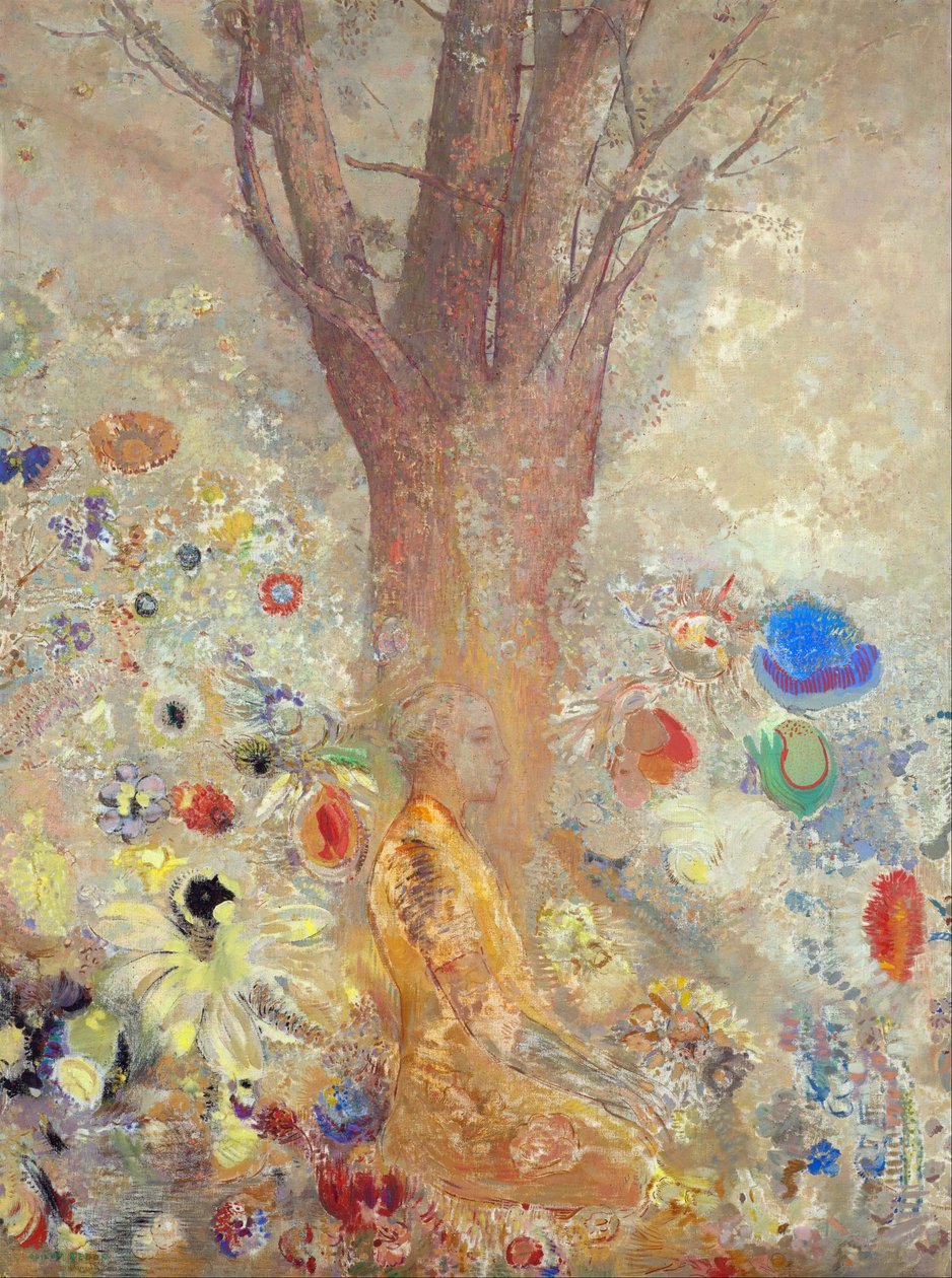 A Buddha – Odilon Redon festménye (1840-1916) alkotó: Odilon Redon