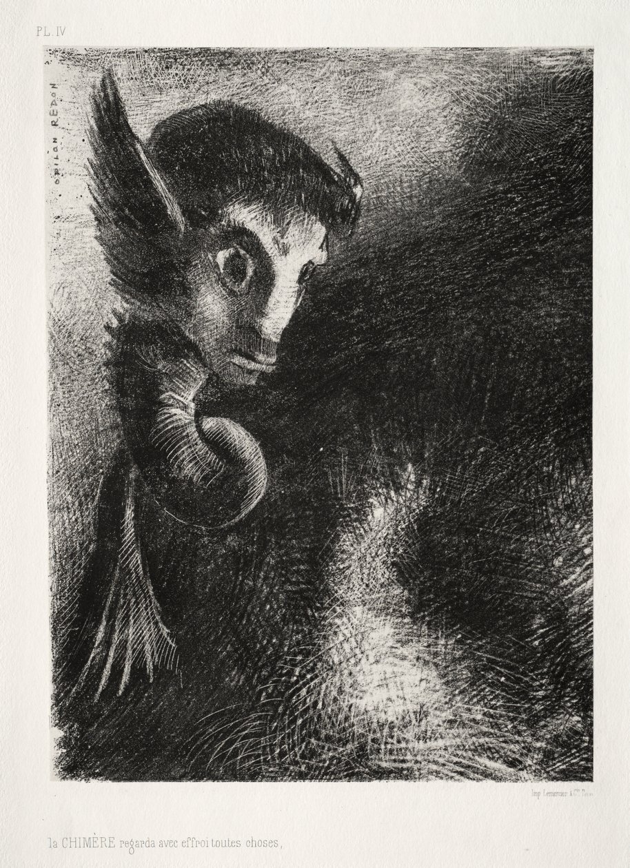 A Kiméra félelemmel nézett mindenre alkotó: Odilon Redon