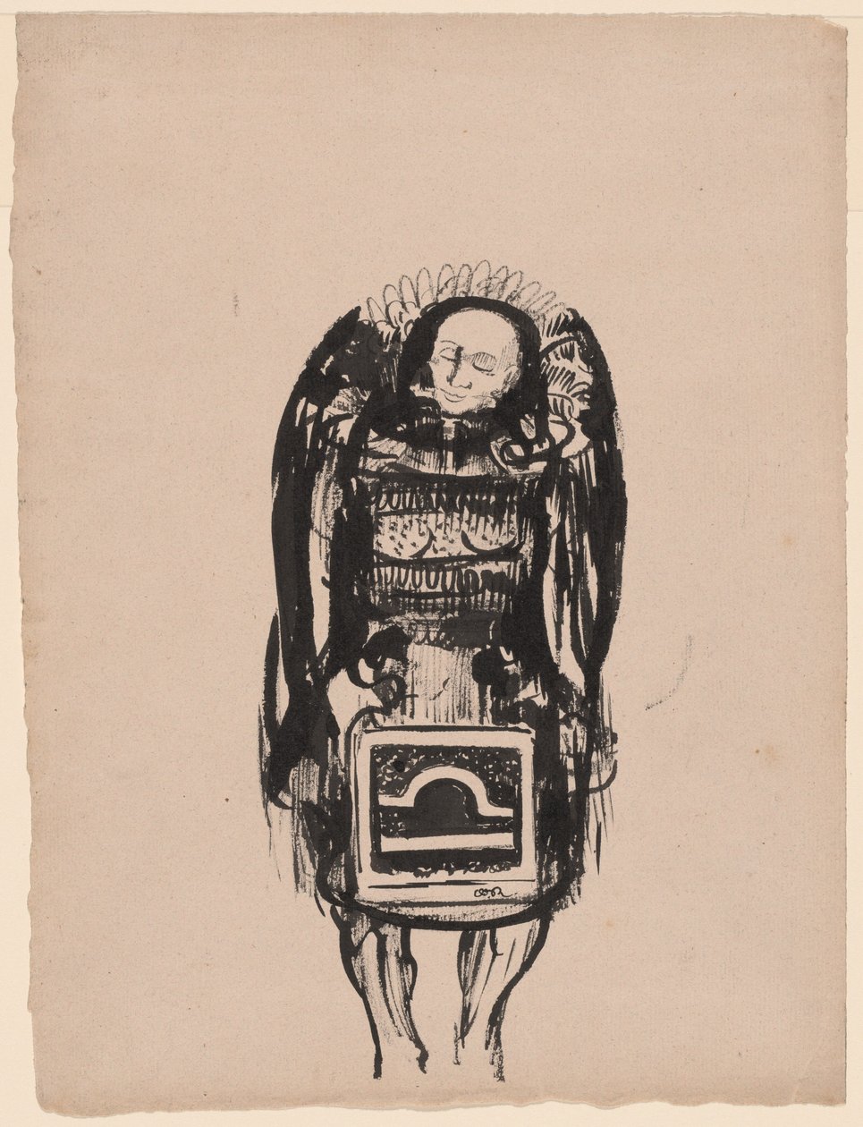 Az ördög (Le Diable) alkotó: Odilon Redon