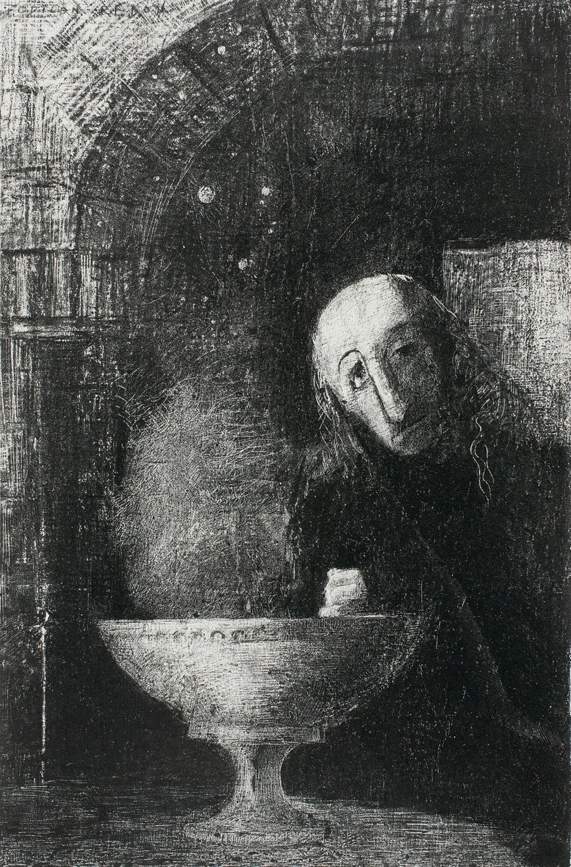 A végtelen keresés az éjszakából alkotó: Odilon Redon