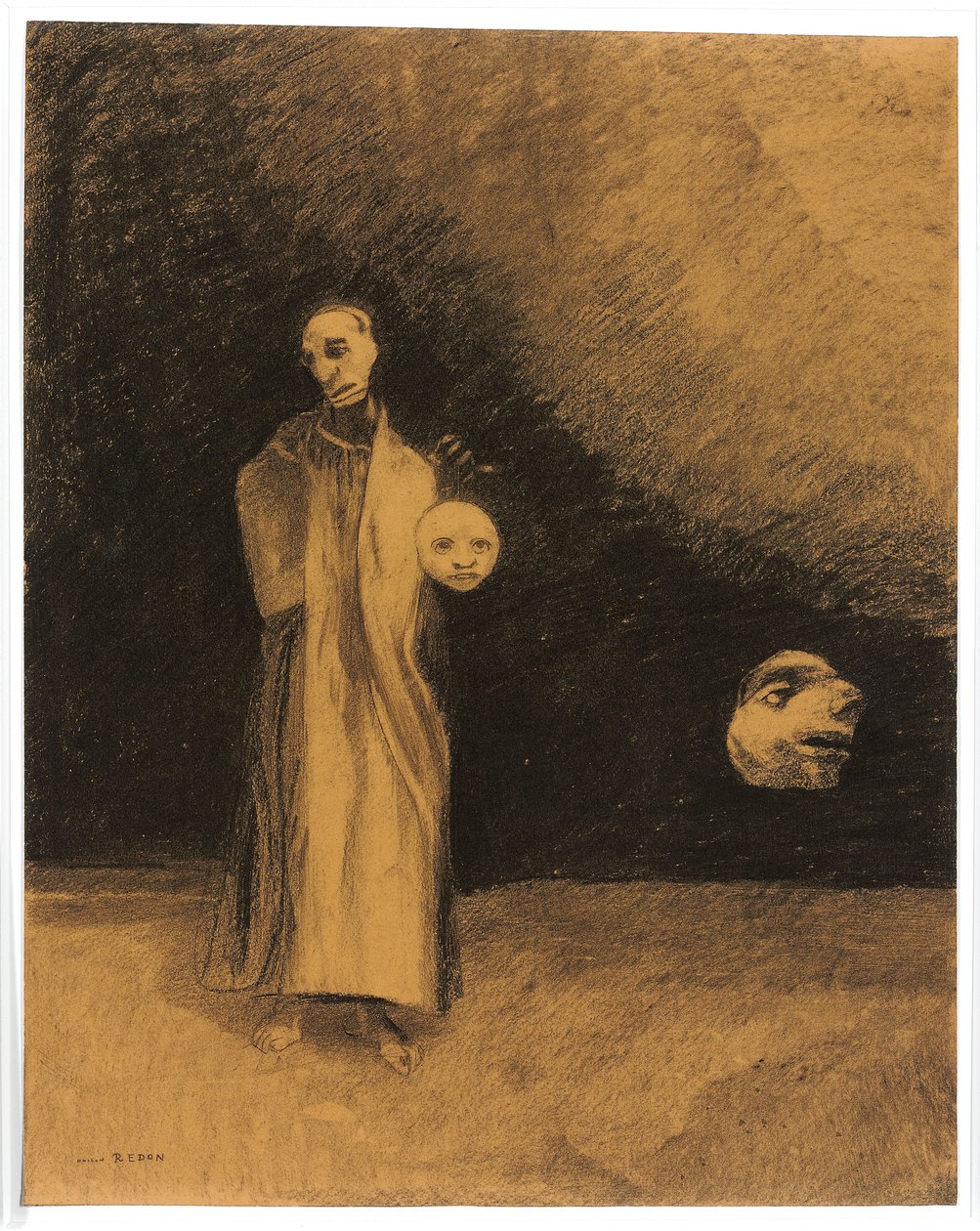 A rémálom, 1881 alkotó: Odilon Redon