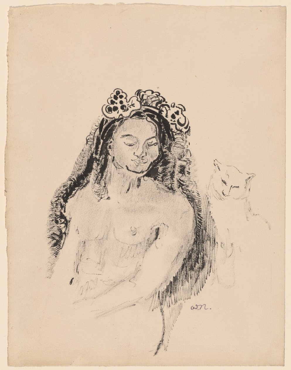 Sába királynője alkotó: Odilon Redon
