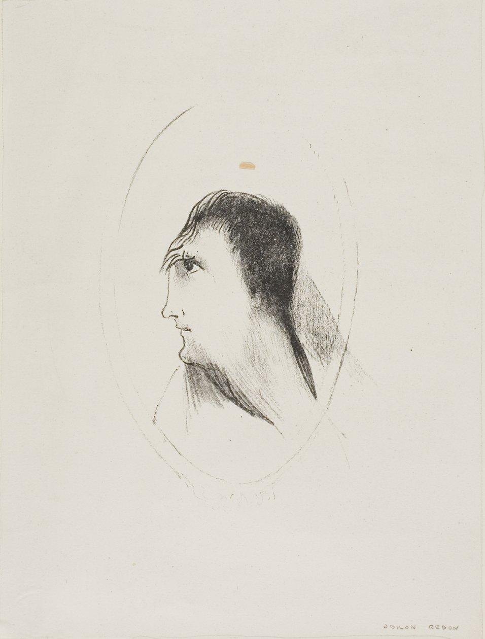 Az elülső csont szélessége és lapossága, 6/6 alkotó: Odilon Redon