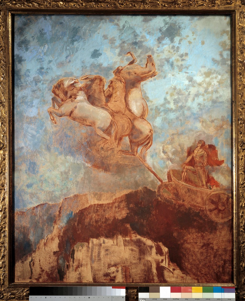Az Apollo-festmény tankja, Odilon Redon (1840-1916) 19. századi Bordeaux, Musee des Beaux Arts alkotó: Odilon Redon