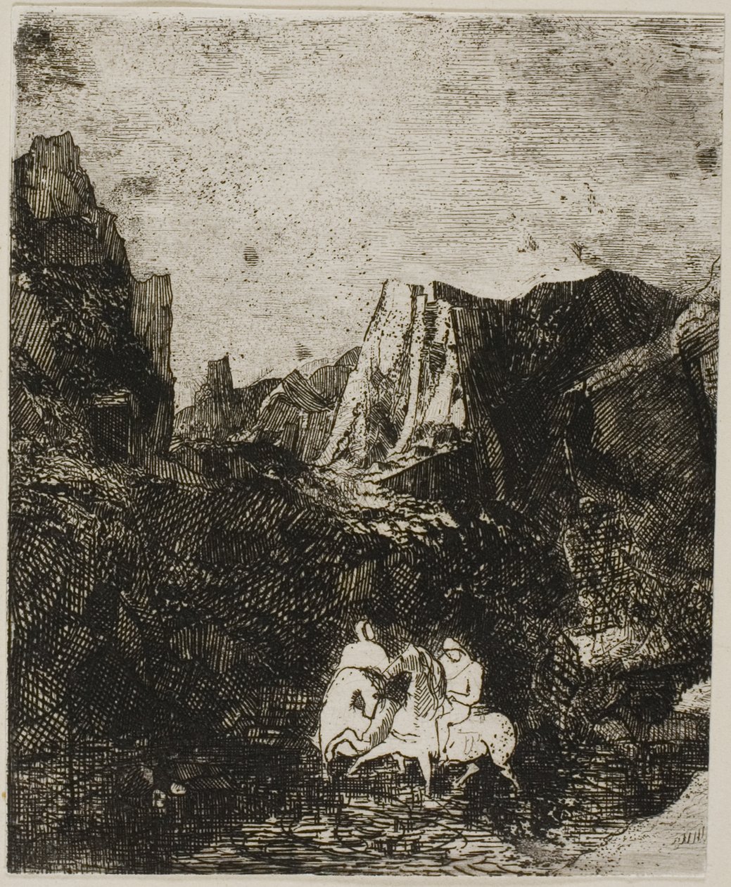 Két kis lovas alkotó: Odilon Redon