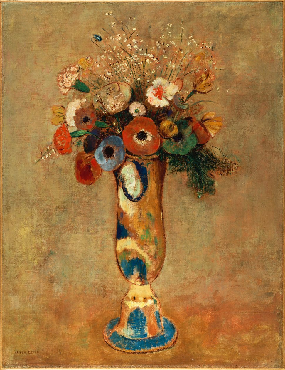 Virágváza, 1912 alkotó: Odilon Redon