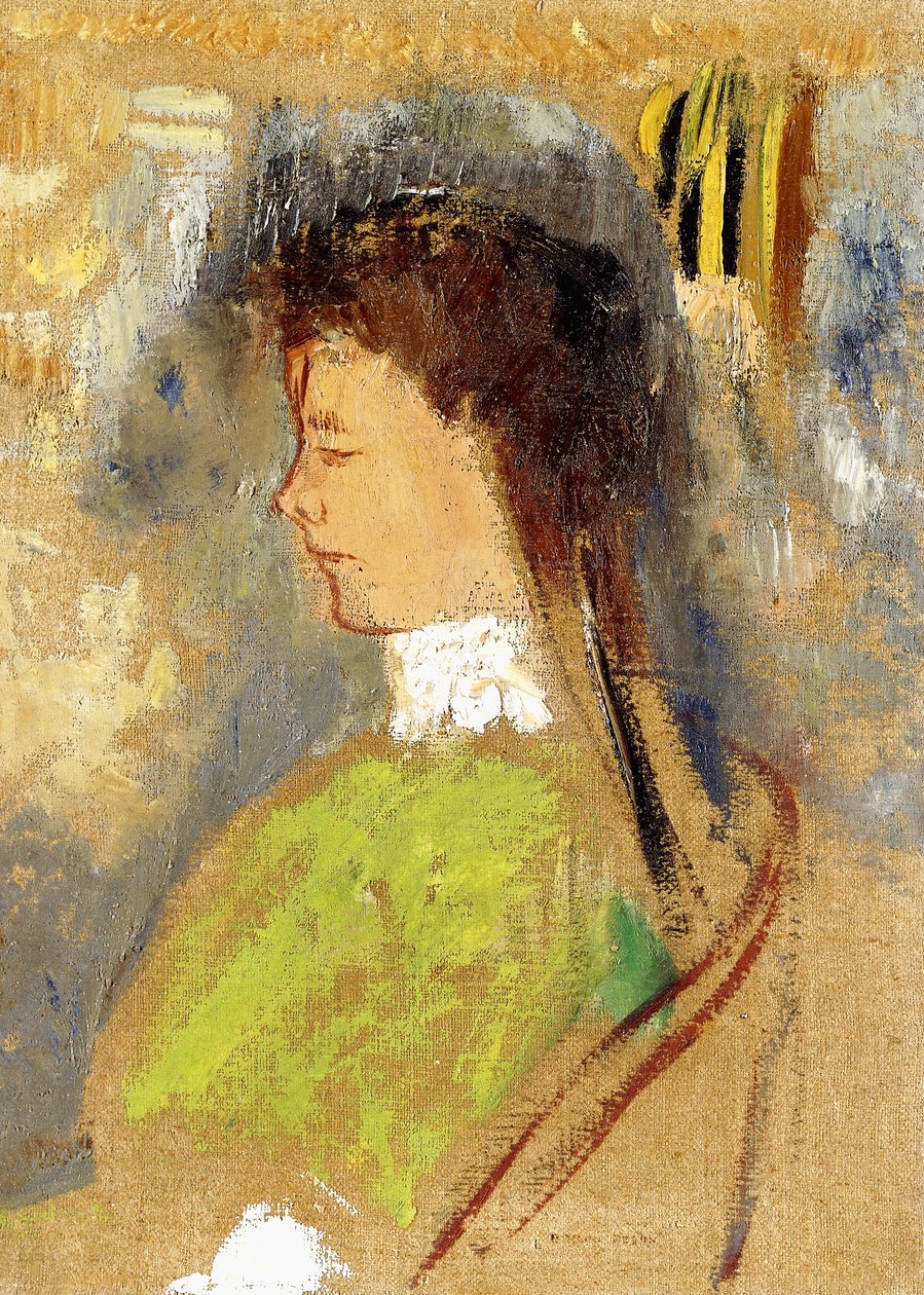 Violette Heymann, 1910 körül alkotó: Odilon Redon